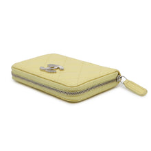Load image into Gallery viewer, CHANEL Matelasse Coin purse YellowAP4332 Caviar Leather

