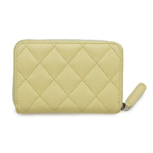 Load image into Gallery viewer, CHANEL Matelasse Coin purse YellowAP4332 Caviar Leather
