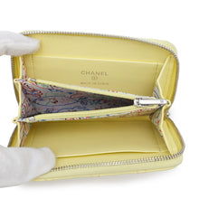 Load image into Gallery viewer, CHANEL Matelasse Coin purse YellowAP4332 Caviar Leather
