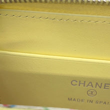 Load image into Gallery viewer, CHANEL Matelasse Coin purse YellowAP4332 Caviar Leather
