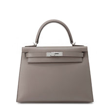 Load image into Gallery viewer, HERMES Kelly Sellier Etain Epsom Size 28
