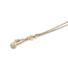 Load image into Gallery viewer, CHANEL CC Logo Star Motif NecklaceABC119 Rhinestone Gold Plated
