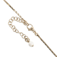 Load image into Gallery viewer, CHANEL CC Logo Star Motif NecklaceABC119 Rhinestone Gold Plated
