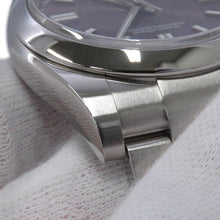 将图像加载到图库查看器中，ROLEX Oyster Perpetual W36mm Stainless Steel Red Grape Dial116000
