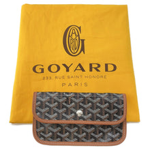 Load image into Gallery viewer, GOYARD Saint Louis Natural/Black PVC Coated Canvas Leather Size PM
