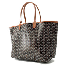 Load image into Gallery viewer, GOYARD Saint Louis Natural/Black PVC Coated Canvas Leather Size PM
