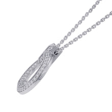 Load image into Gallery viewer, TIFFANY&amp;Co. T-One Circle Pendant72154568 18K White Gold
