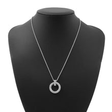 Load image into Gallery viewer, TIFFANY&amp;Co. T-One Circle Pendant72154568 18K White Gold
