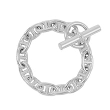 将图像加载到图库查看器中，HERMES Chaine d&#39;Ancre Bracelet 13 frames Size MM SV925
