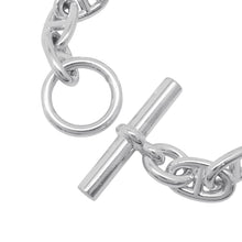 将图像加载到图库查看器中，HERMES Chaine d&#39;Ancre Bracelet 13 frames Size MM SV925
