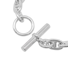 Load image into Gallery viewer, HERMES ★Chaine d&#39;Ancre Bracelet 14 links Size MM SV925
