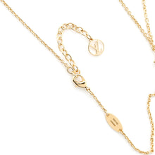 Load image into Gallery viewer, LOUIS VUITTON LV Flora Gram Necklace GoldM00981 Gold Plated Resin
