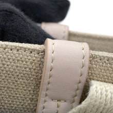 Load image into Gallery viewer, Chloe Woody 2WAYHandbag Beige/PinkCHC23US397 Canvas Leather Size Small
