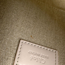 Load image into Gallery viewer, Chloe Woody 2WAYHandbag Beige/PinkCHC23US397 Canvas Leather Size Small
