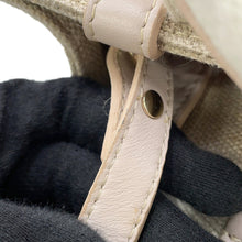 Load image into Gallery viewer, Chloe Woody 2WAYHandbag Beige/PinkCHC23US397 Canvas Leather Size Small
