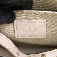 Load image into Gallery viewer, Chloe Woody 2WAYHandbag Beige/PinkCHC23US397 Canvas Leather Size Small
