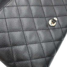 Load image into Gallery viewer, CHANEL Matelasse Handbag Black Caviar Leather Size 25
