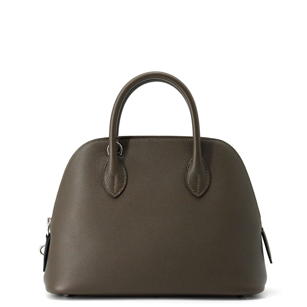 HERMES Bolide 1923 Verso Vert Maki/Sage Evercolor Size 25