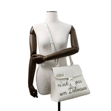 Load image into Gallery viewer, Delvaux Brillon Rumor WhiteAA0480BFF010DCM Box Calf Leather Size MM
