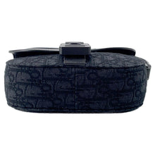 Load image into Gallery viewer, Dior Saddle flap messenger bag Black2ADCA435YKS Leather Canvas Size Mini
