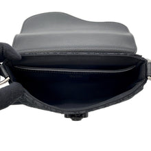Load image into Gallery viewer, Dior Saddle flap messenger bag Black2ADCA435YKS Leather Canvas Size Mini

