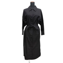 Load image into Gallery viewer, HERMES Shirt dress One piece Size Chronomat 44 Black Cotton100%
