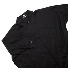 Load image into Gallery viewer, HERMES Shirt dress One piece Size Chronomat 44 Black Cotton100%
