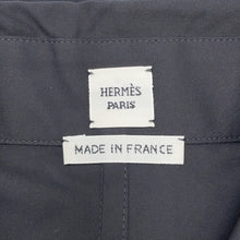 Load image into Gallery viewer, HERMES Shirt dress One piece Size Chronomat 44 Black Cotton100%
