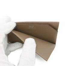 将图像加载到图库查看器中，HERMES HSellier Card Case Etoupe Evercolor
