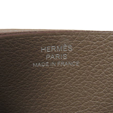 将图像加载到图库查看器中，HERMES HSellier Card Case Etoupe Evercolor
