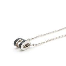 Load image into Gallery viewer, HERMES Pop Ash Necklace Size Mini Black Metal Lacquer

