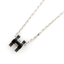 Load image into Gallery viewer, HERMES Pop Ash Necklace Size Mini Black Metal Lacquer
