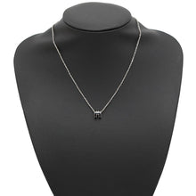 Load image into Gallery viewer, HERMES Pop Ash Necklace Size Mini Black Metal Lacquer
