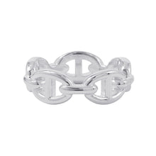 将图像加载到图库查看器中，HERMES Chaine d&#39;Ancre Anchene Ring Size PM/54/#14 SV925
