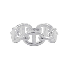 将图像加载到图库查看器中，HERMES Chaine d&#39;Ancre Anchene Ring Size PM/54/#14 SV925
