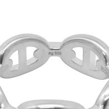 将图像加载到图库查看器中，HERMES Chaine d&#39;Ancre Anchene Ring Size PM/54/#14 SV925
