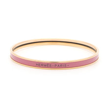 Load image into Gallery viewer, HERMES Uni Bangle Rose Potato Metal Enamel
