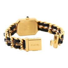 Load image into Gallery viewer, CHANEL Premiere W20mm×H26ｍｍ Gold Plated Leather Black DialH0001
