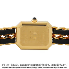 Load image into Gallery viewer, CHANEL Premiere W20mm×H26ｍｍ Gold Plated Leather Black DialH0001
