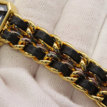 Load image into Gallery viewer, CHANEL Premiere W20mm×H26ｍｍ Gold Plated Leather Black DialH0001
