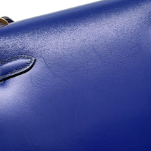 Load image into Gallery viewer, HERMES Mini Kelly Blue Saphir Box Calf Leather

