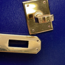 Load image into Gallery viewer, HERMES Mini Kelly Blue Saphir Box Calf Leather
