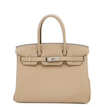 Load image into Gallery viewer, HERMES Birkin Gris Tourterelle Togo Leather Size 30
