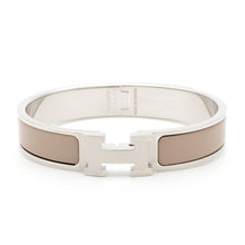 Load image into Gallery viewer, HERMES Clic H Size PM Beige Metal Enamel
