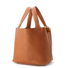 Load image into Gallery viewer, HERMES Picotin Lock Fauve Barenia Leather Fauve Size MM
