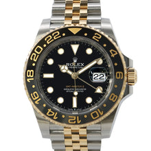 将图像加载到图库查看器中，ROLEX GMT MasterⅡ W40mm Stainless Steel K18YG Black Dial126713GRNR

