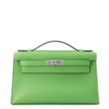 Load image into Gallery viewer, HERMES PochetteKelly Vert Yucca Swift Leather
