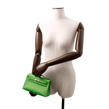 Load image into Gallery viewer, HERMES PochetteKelly Vert Yucca Swift Leather
