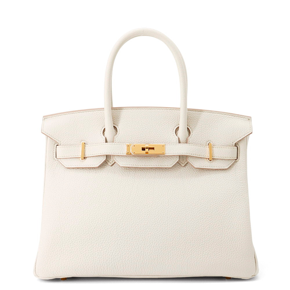 HERMES Birkin Beton Togo Leather Size 30