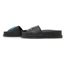 将图像加载到图库查看器中，CHANEL CHANEL logo sandals Black/MulticolorG38933 Leather Size 37C
